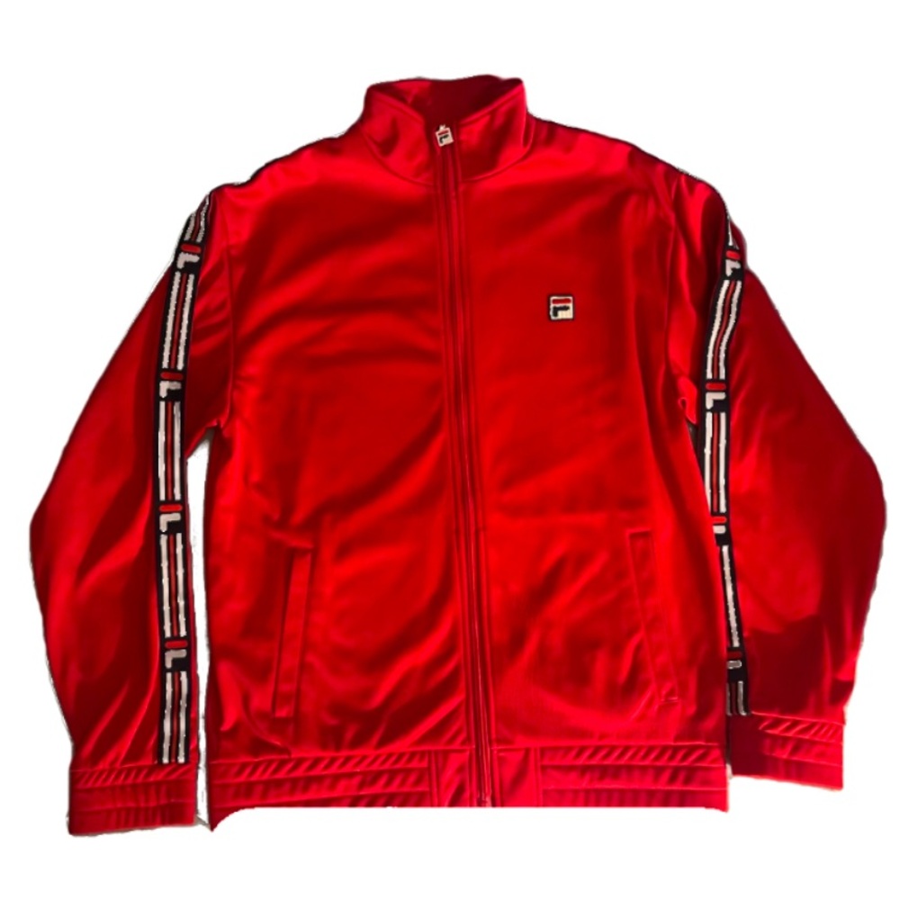 Fila Jacket Red Fleece Men’s Size-s